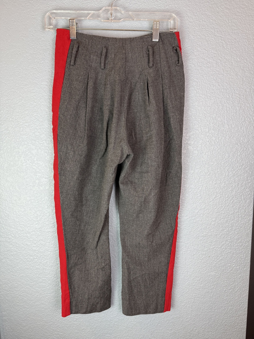 Marc by Marc Jacobs Pants Womens 2 Wool Tailored Red Stripe Melange Multi Dressy